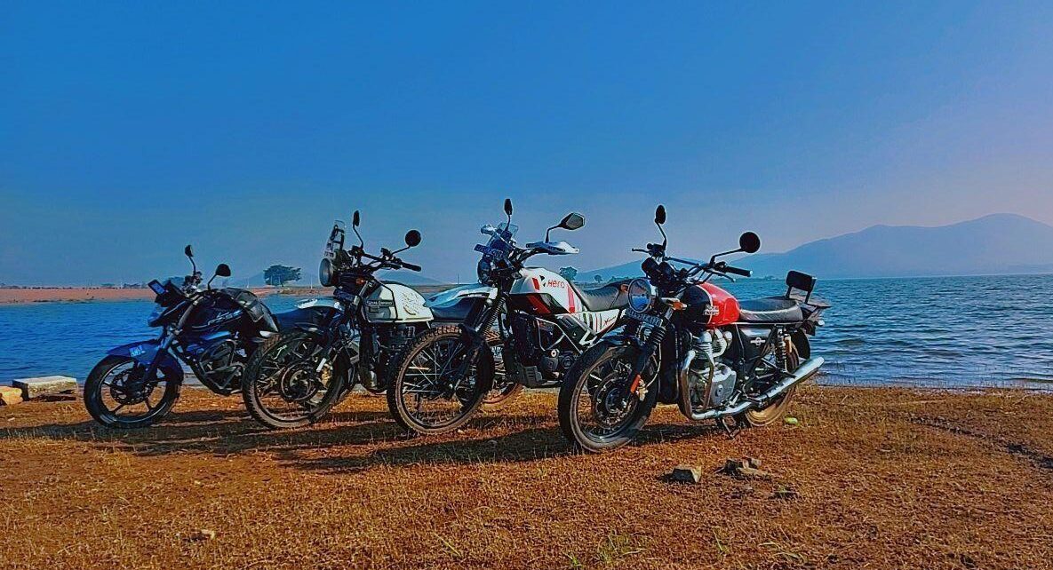 Bikers at Kabini Jungle Trailz Resort.